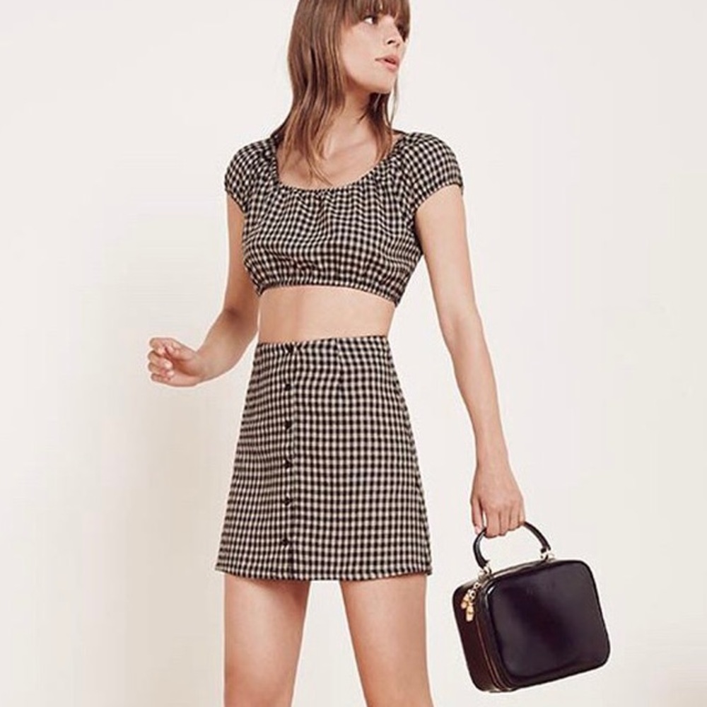 Reformation gingham set